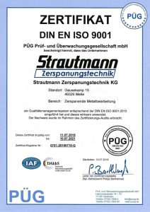 9001-Zertifikat-Strautmann-Zerspanungstechnik