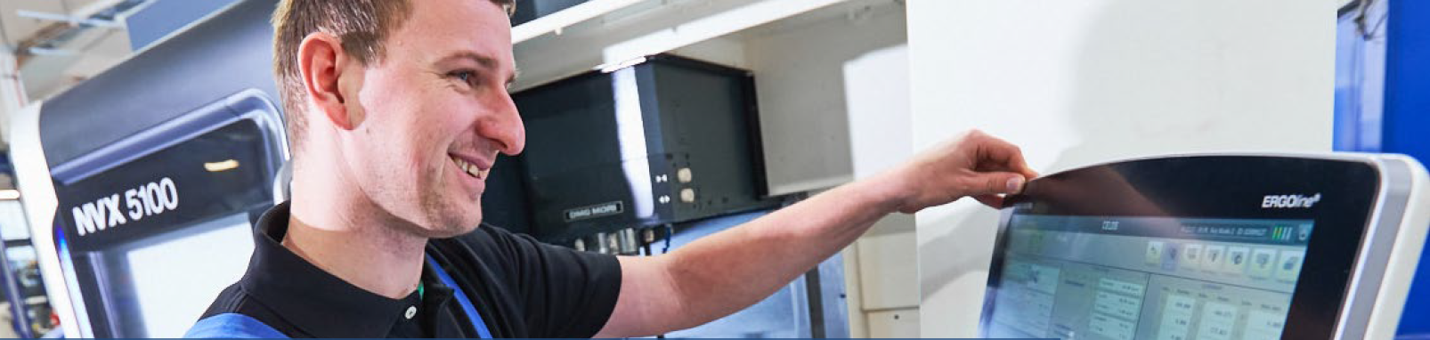 Fräser an der Maschine